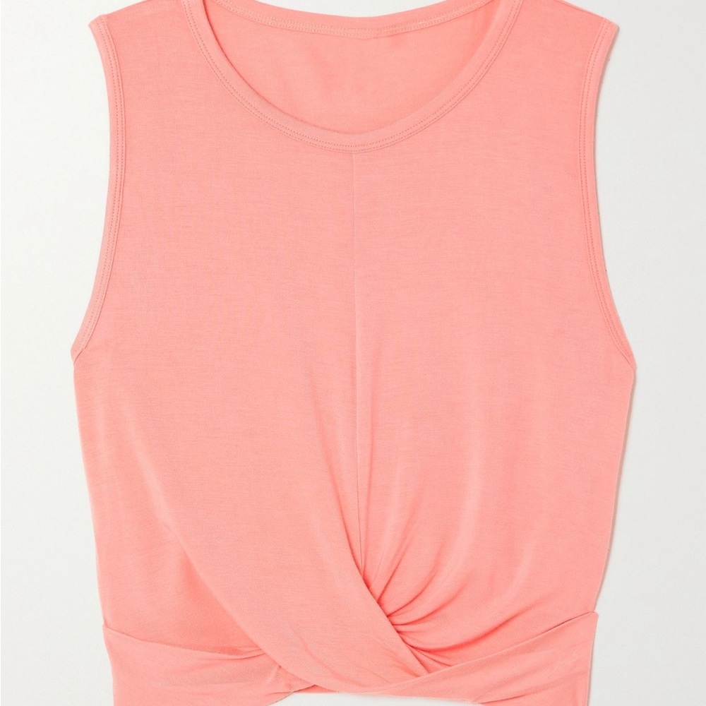 Alo yoga Cover cropped draped stretch-jersey tank size small
